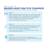 Bruder® Microwavable Moist Heat Single Eye Compress