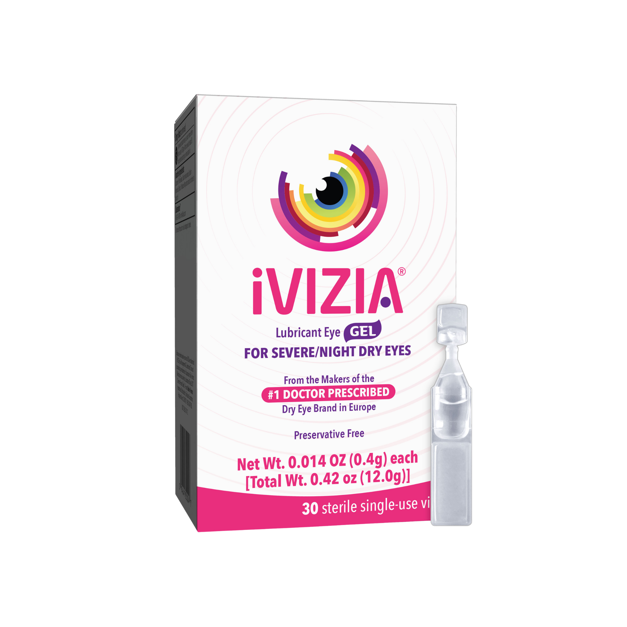 iVIZIA Dry Eye Gel Single Use Vials myze The Daily Care for Eyes iVIZIA Dry Eye Gel Single Use Vials myze The Daily Care for Eyes