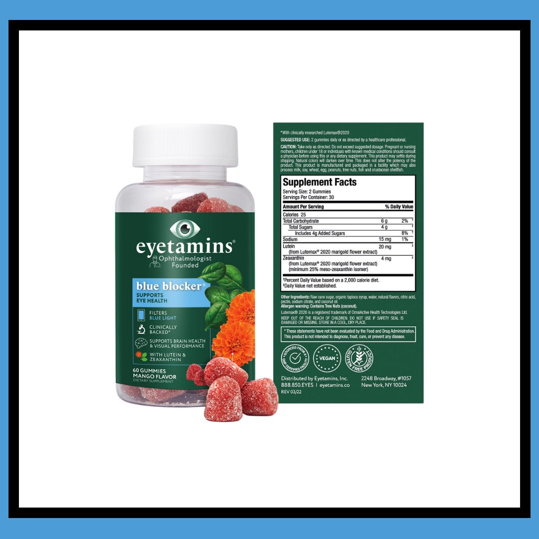 eyetamins blue blocker® gummies