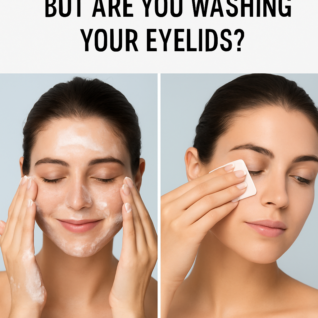 Are You Really Washing Your Whole Face? (Spoiler: Your Eyelids Are Being Ghosted.)