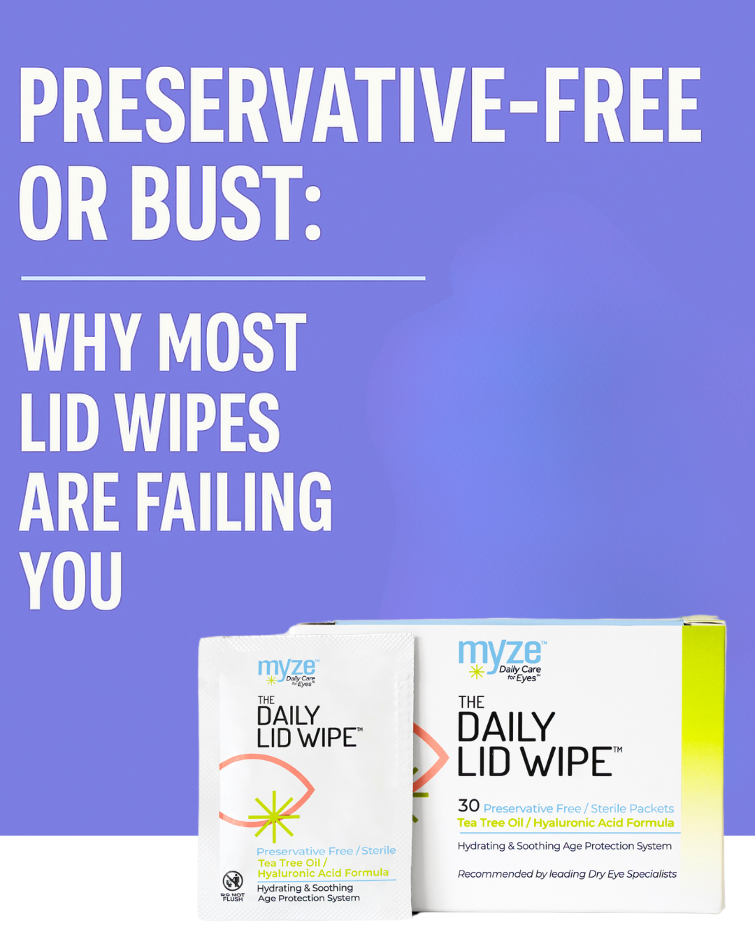 Preservative-Free or Bust: Why Most Lid Wipes Are Failing You