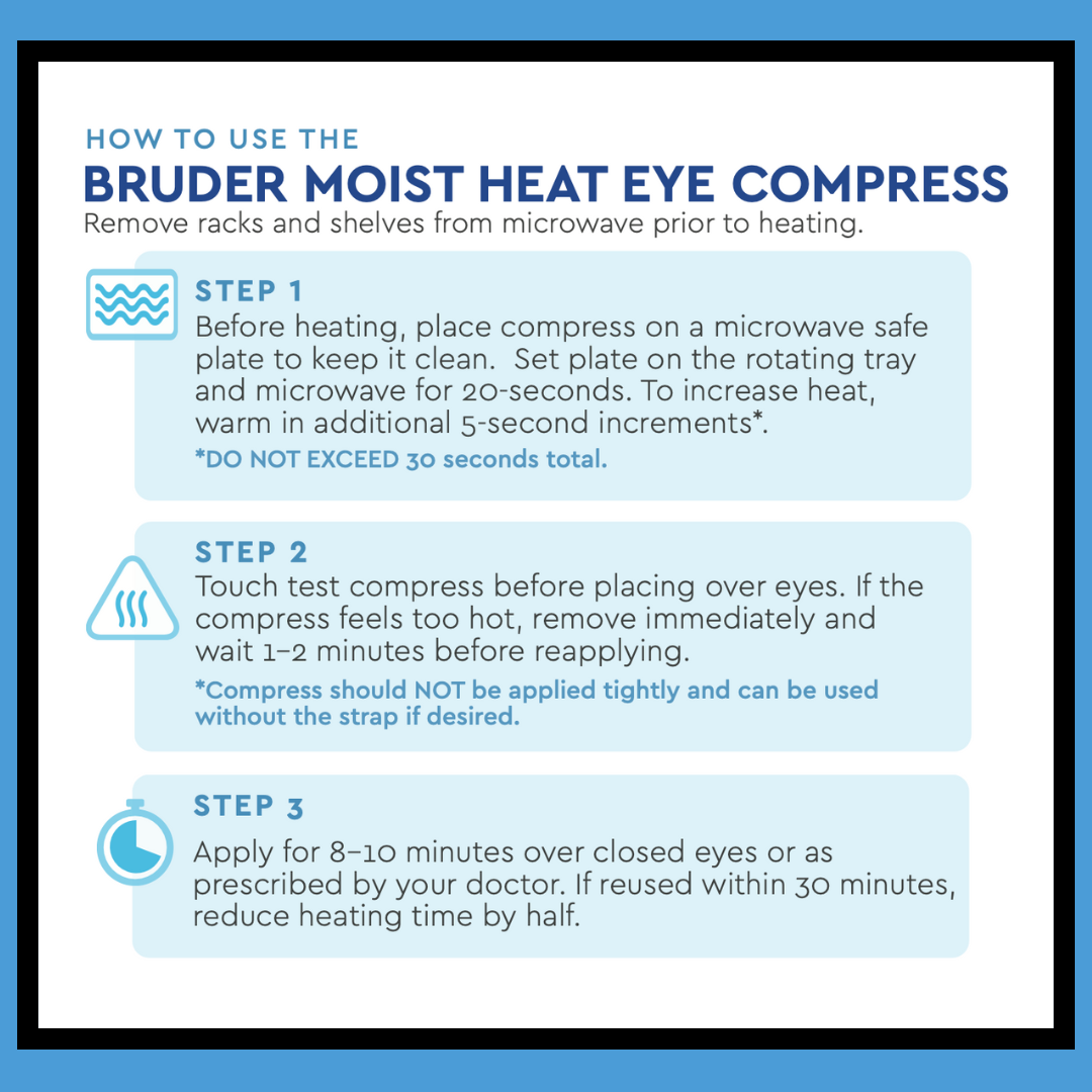 Bruder® Microwavable Moist Heat Single Eye Compress – myze The Daily ...
