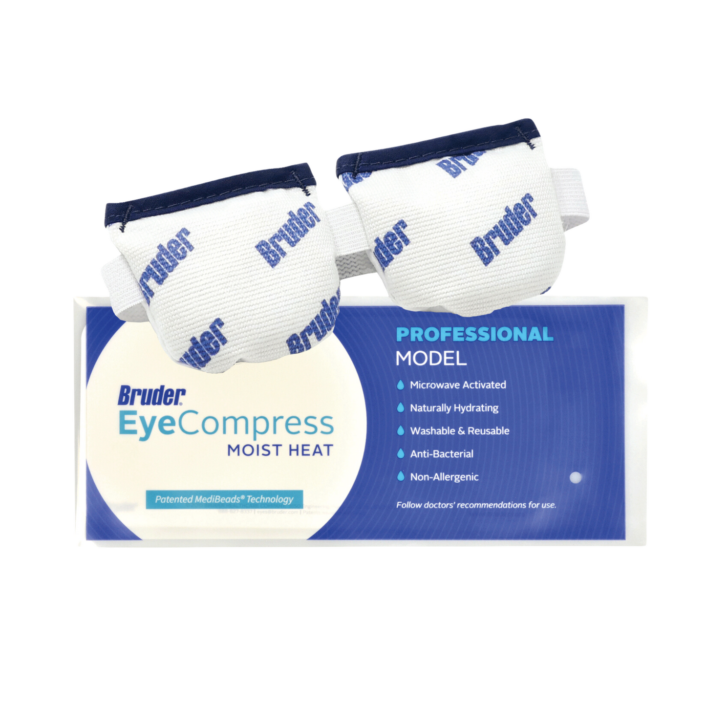 Bruder® Microwavable Moist Heat Eye Compress