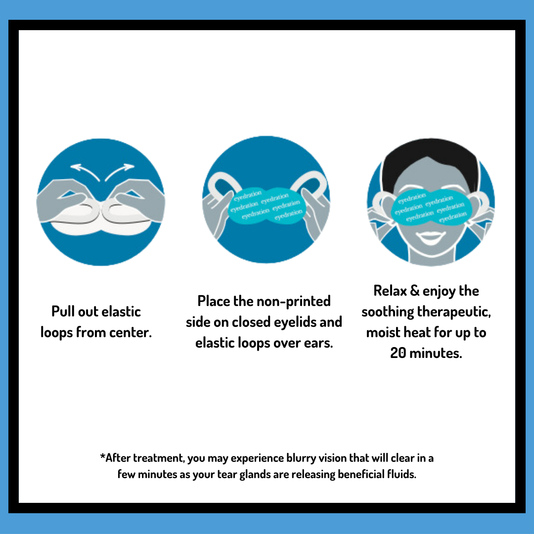 Bruder® eyedration™ AirActivated Moist Heat Eye Mask (10 mask pack