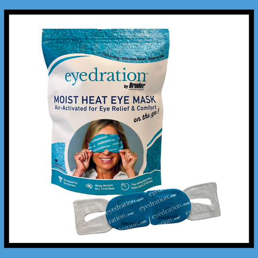 Bruder eyedration™ Air-Activated Moist Heat Eye Mask (10 mask pack)