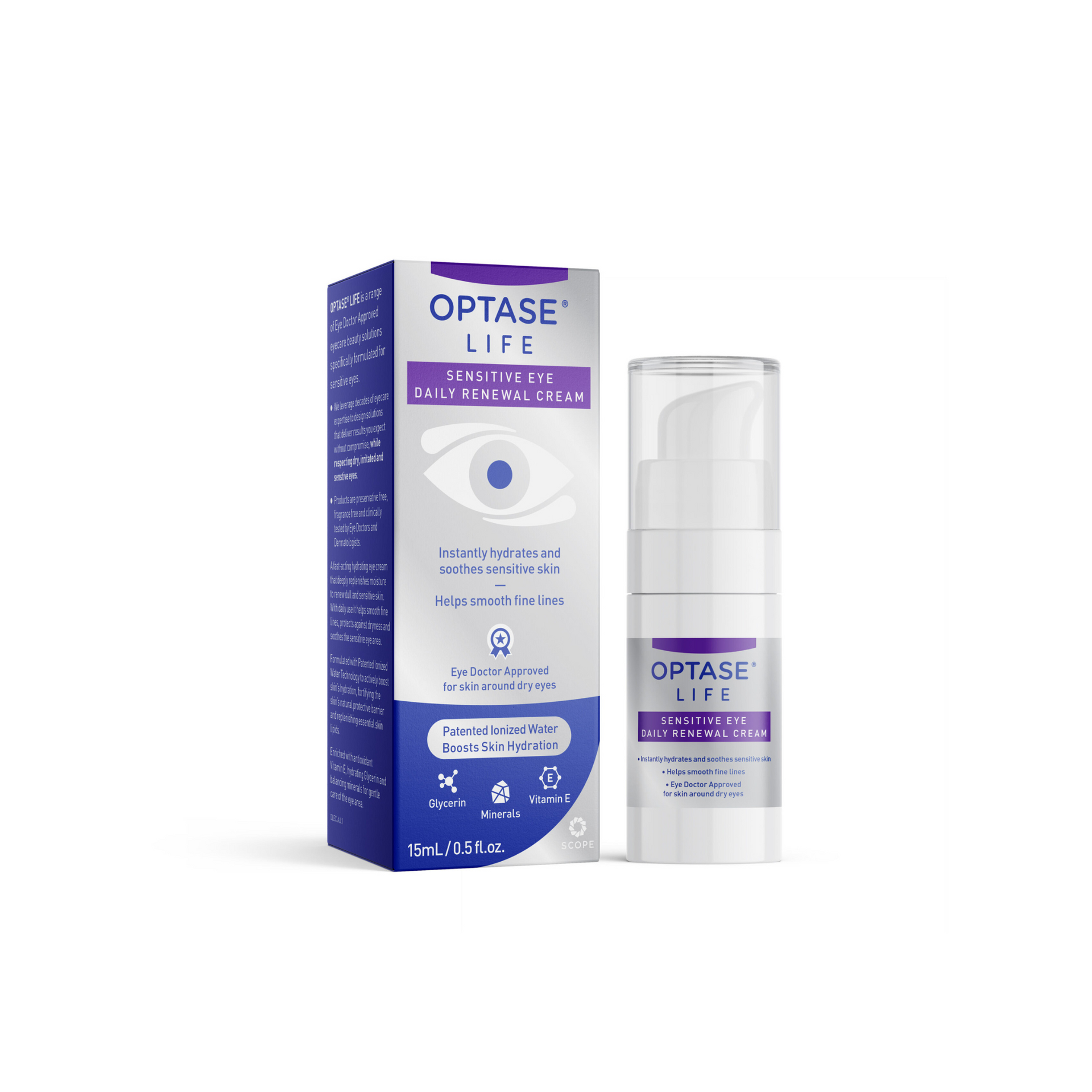 OPTASE® LIFE Sensitive Eye Daily Renewal Cream – myze The Daily