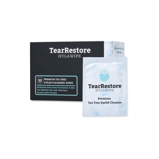 TearRestore HylaWipe™ Tea Tree Eyelid Wipes