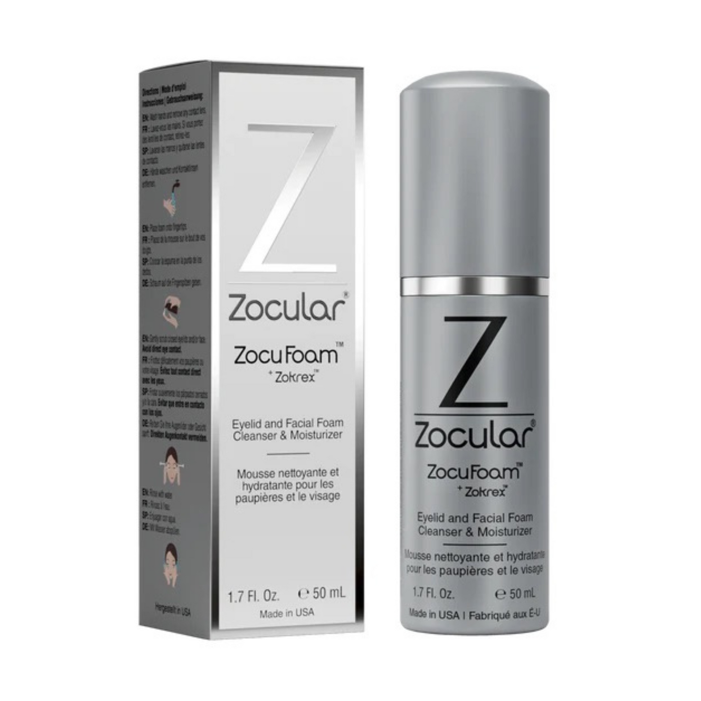 ZocuFoam™ Eyelid Cleanser and Moisturizer